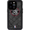 NBA Toronto Raptors Black Rust iPhone 15 Pro Waterproof Case